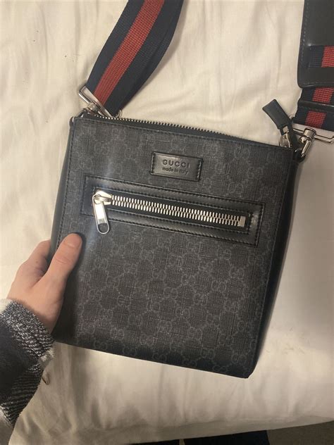 second hand gucci messenger bag|authentic gucci messenger bag.